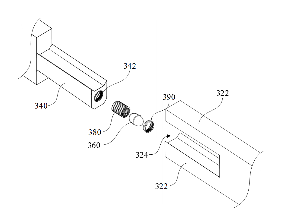 Anterior-posterior junction exploded view.