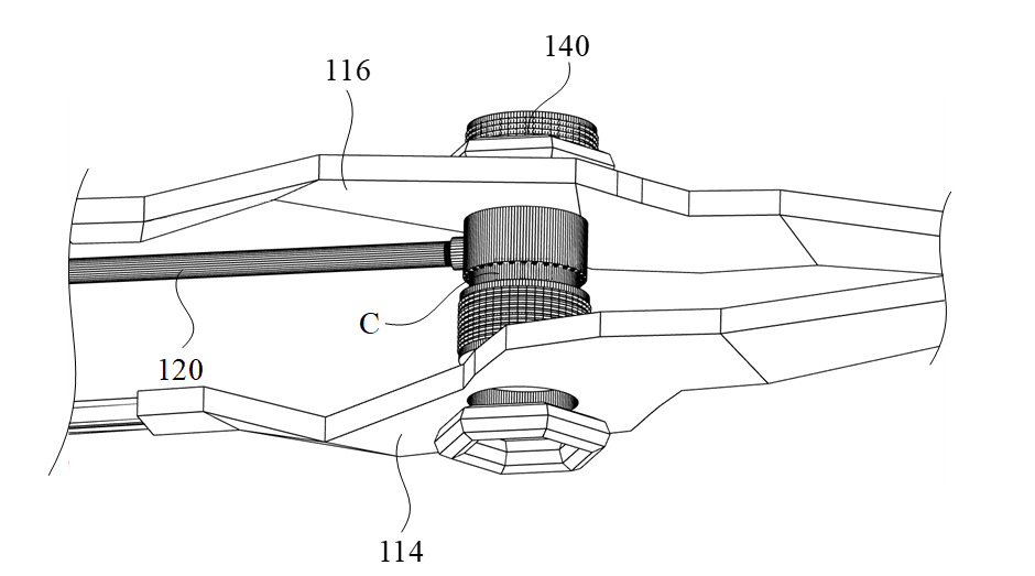 Beak holder and multi-functional holder detail.